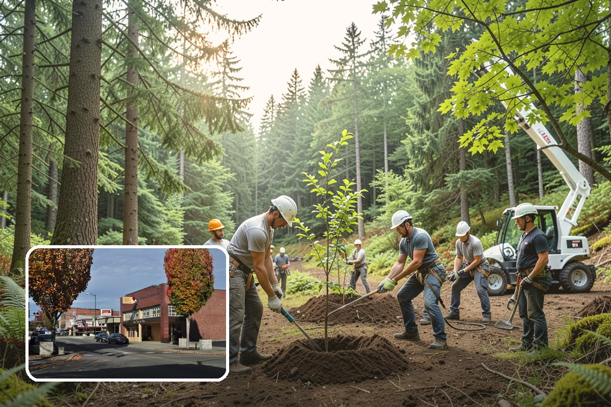 Stump chemical treatment in Puyallup, Pierce County, WA - Removes tripping hazards and obstructions