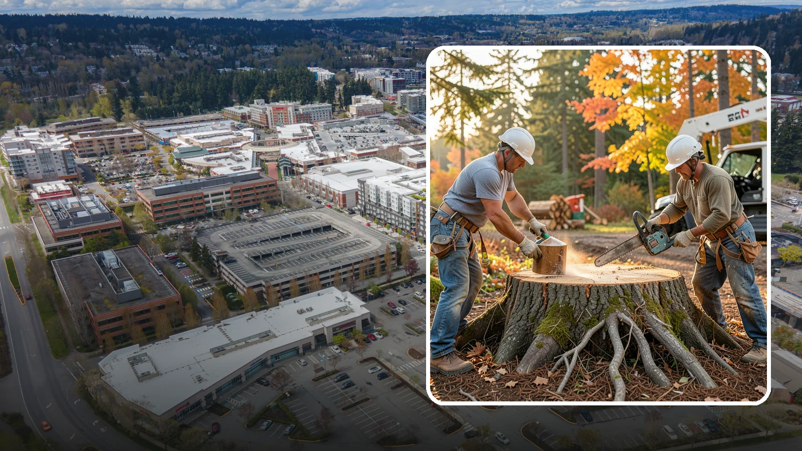 Stump chemical treatment in Redmond, King County, WA - The application of approved products to speed stump breakdown or prevent resprouting.