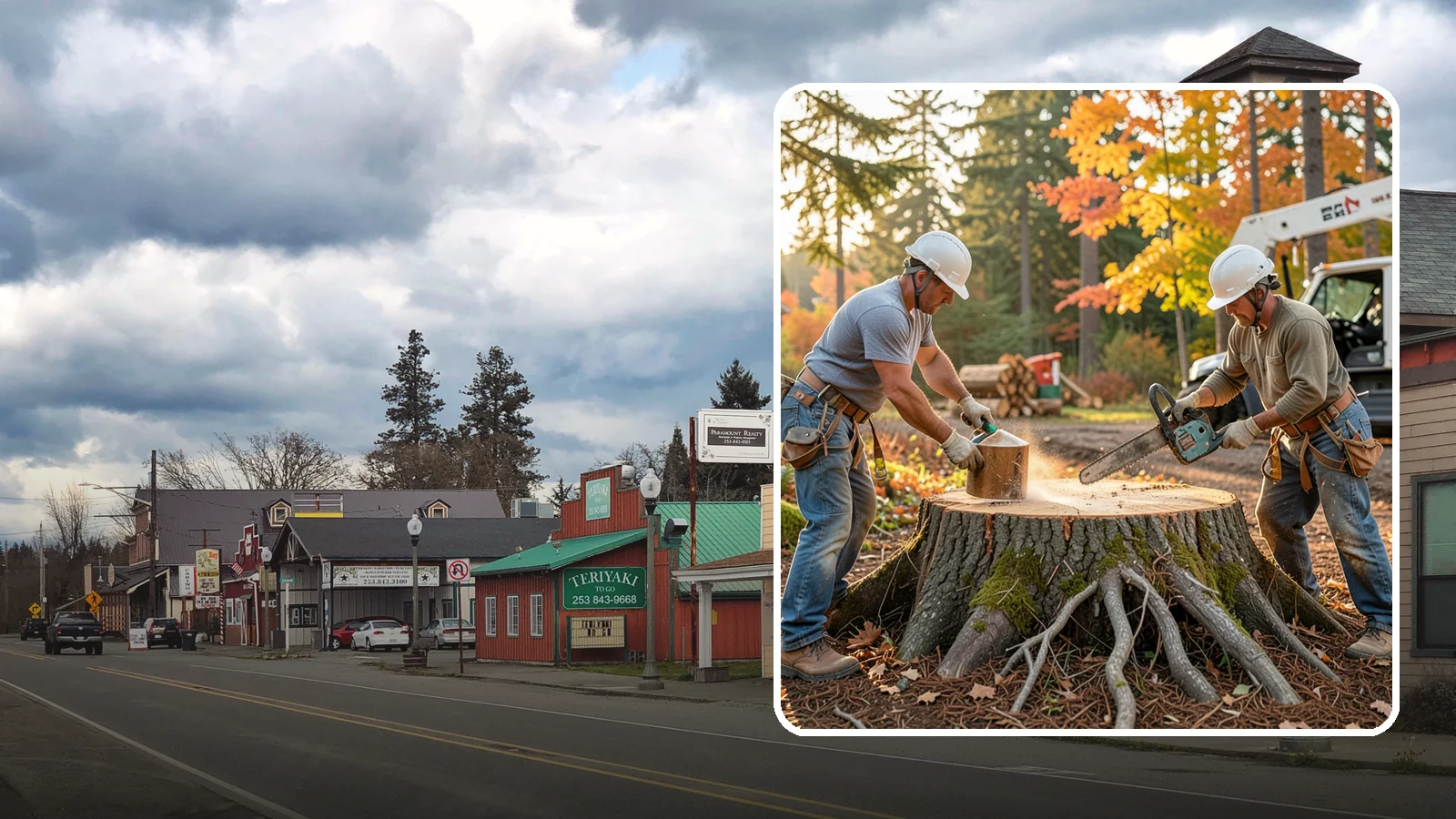 Stump chemical treatment in Roy, Pierce County, WA - The application of approved products to speed stump breakdown or prevent resprouting.