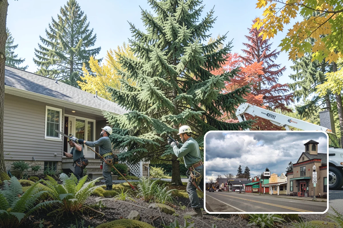 Stump chemical treatment in Roy, Pierce County, WA - Removes tripping hazards and obstructions