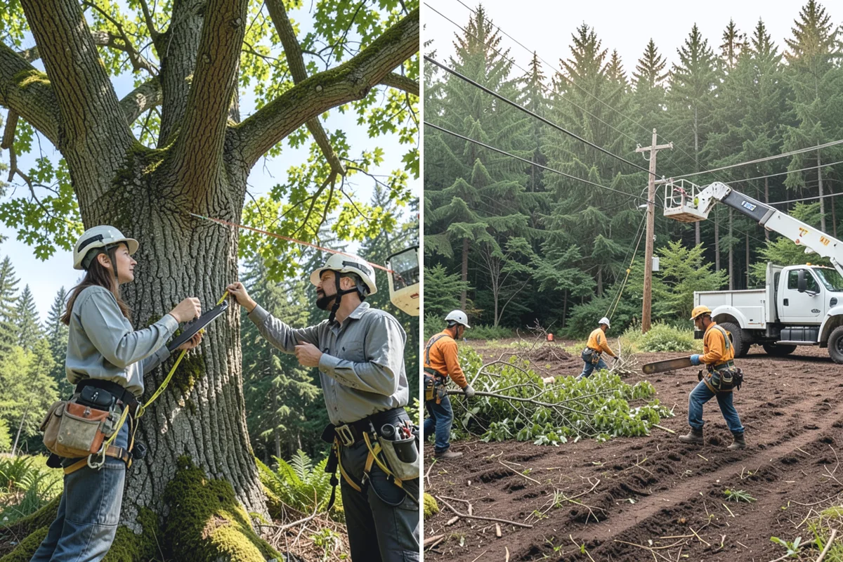Stump chemical treatment in Roy, Pierce County, WA - Locate and mark utilities before work