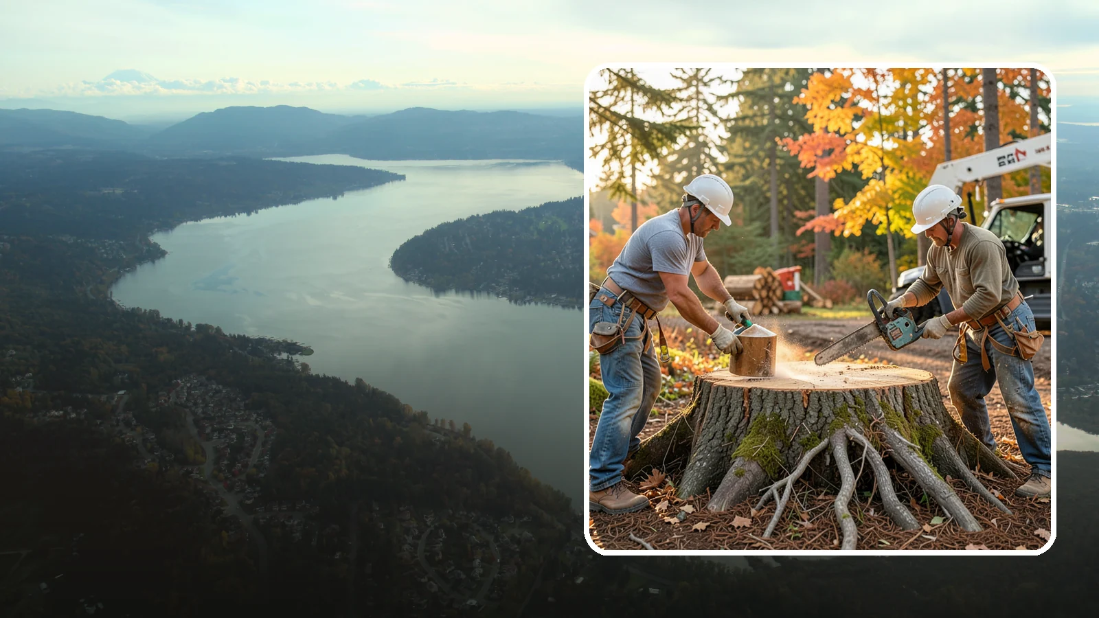 Stump chemical treatment in Sammamish, King County, WA - The application of approved products to speed stump breakdown or prevent resprouting.