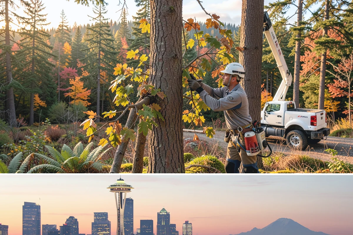 Stump chemical treatment in Seattle, King County, WA - This treatment can generally be performed year-round in Puget Sound weather but must be scheduled before new growth emerges to...
