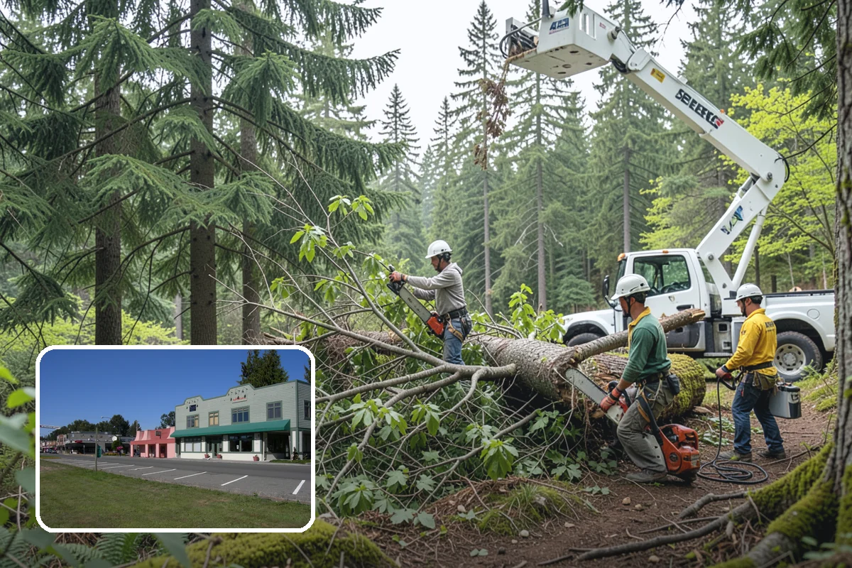 Stump chemical treatment in Snoqualmie, King County, WA - Removes tripping hazards and obstructions