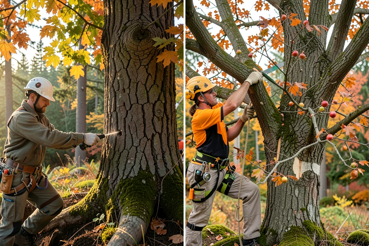 Stump chemical treatment in Snoqualmie, King County, WA - Locate and mark utilities before work