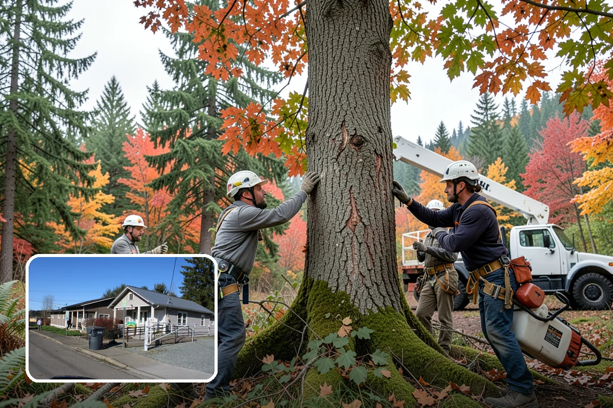Stump chemical treatment in South Prairie, Pierce County, WA - Removes tripping hazards and obstructions