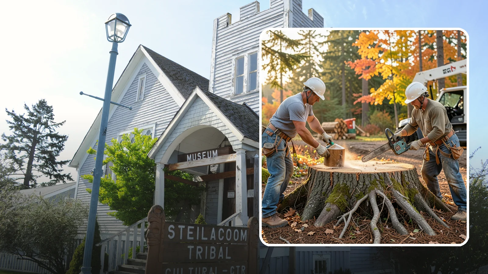 Stump chemical treatment in Steilacoom, Pierce County, WA - The application of approved products to speed stump breakdown or prevent resprouting.