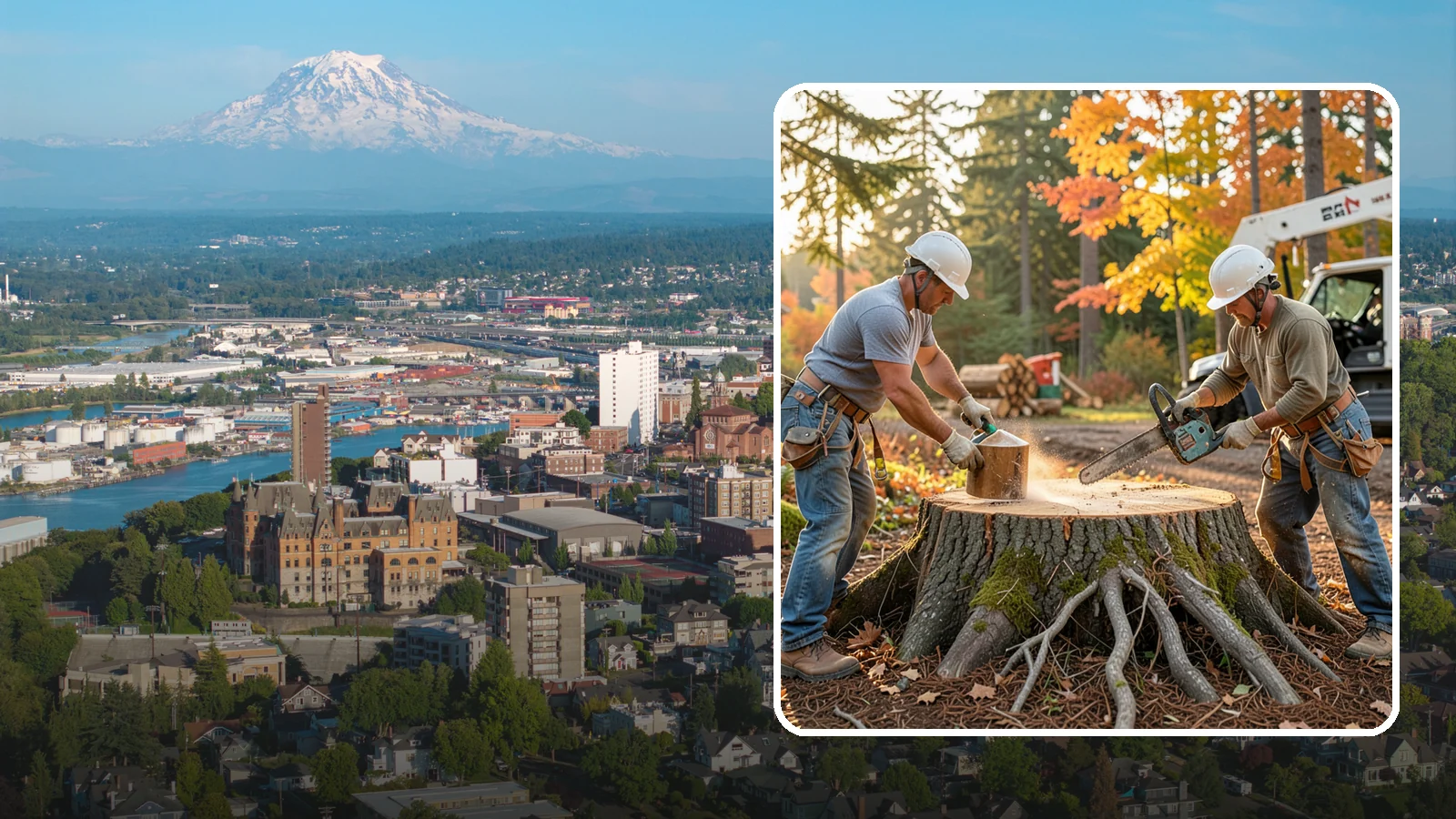 Stump chemical treatment in Tacoma, Pierce County, WA - The application of approved products to speed stump breakdown or prevent resprouting.