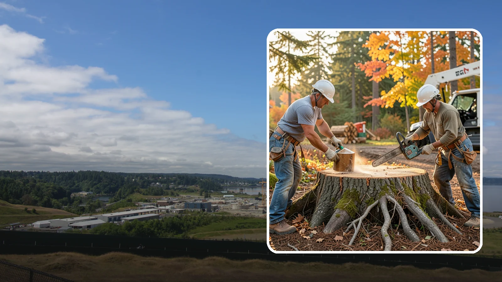 Stump chemical treatment in University Place, Pierce County, WA - The application of approved products to speed stump breakdown or prevent resprouting.
