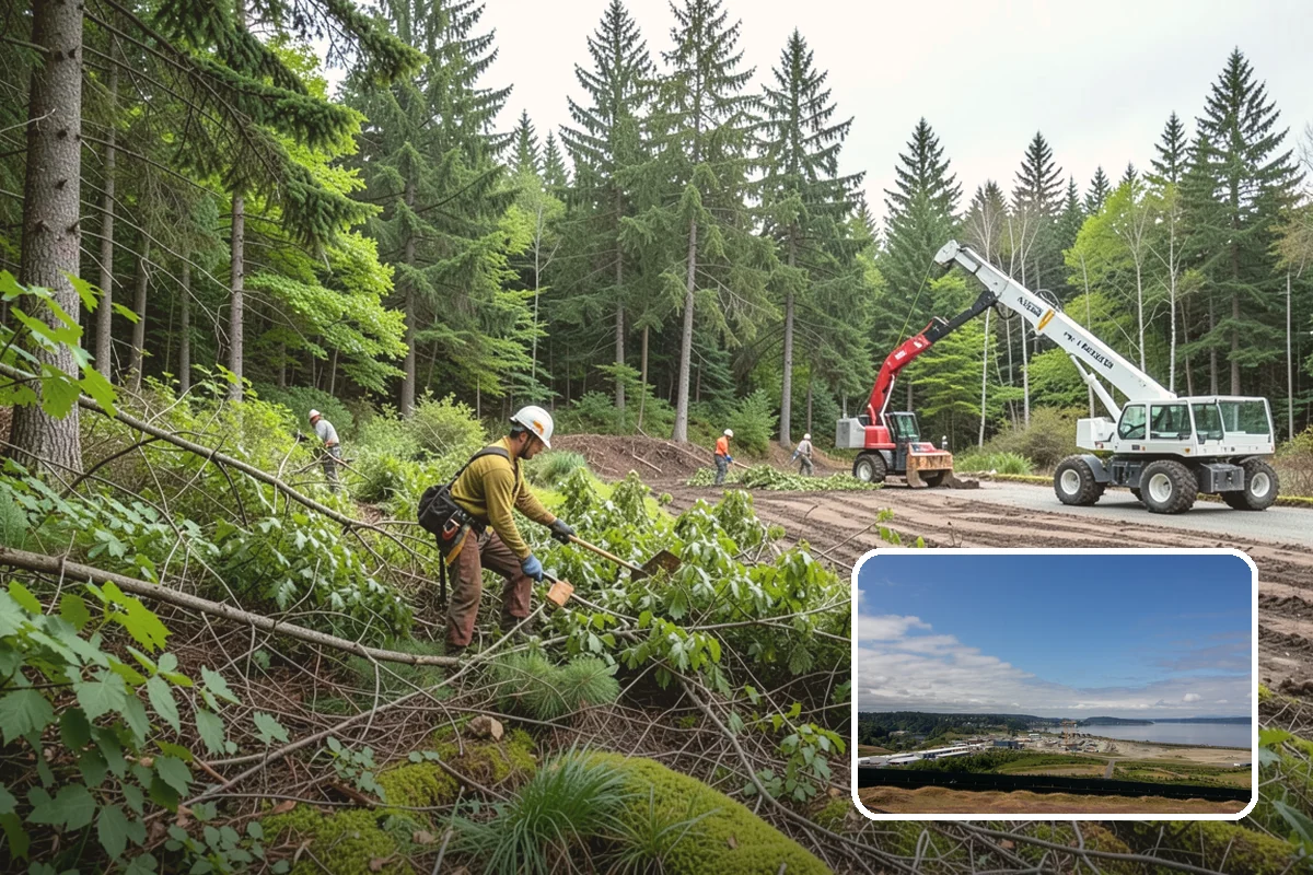 Stump chemical treatment in University Place, Pierce County, WA - Removes tripping hazards and obstructions
