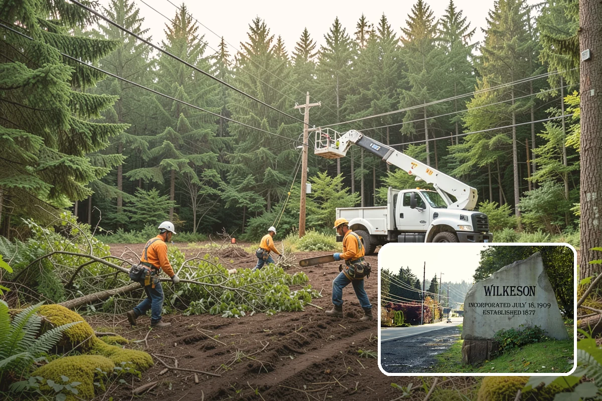 Stump chemical treatment in Wilkeson, Pierce County, WA - Removes tripping hazards and obstructions