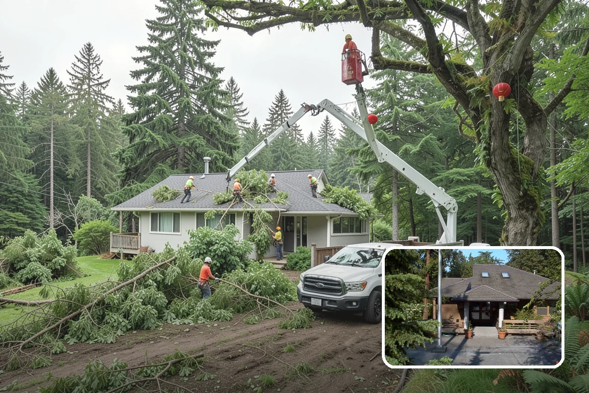 Stump chemical treatment in Yarrow Point, King County, WA - Removes tripping hazards and obstructions
