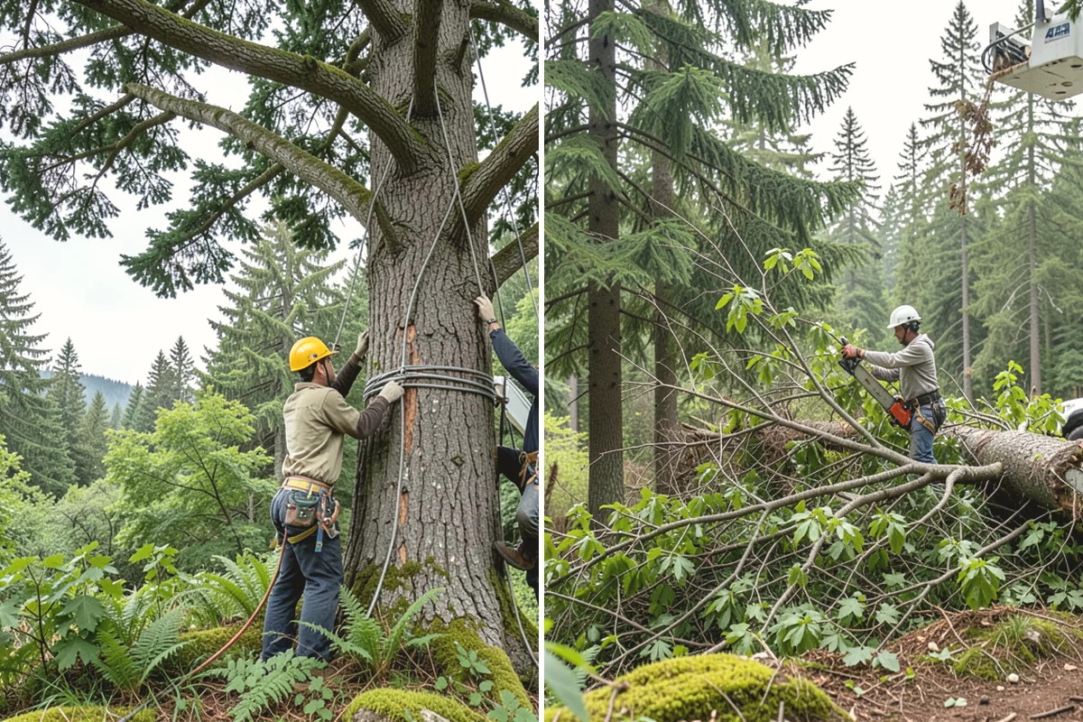 Stump chemical treatment in Yarrow Point, King County, WA - Locate and mark utilities before work