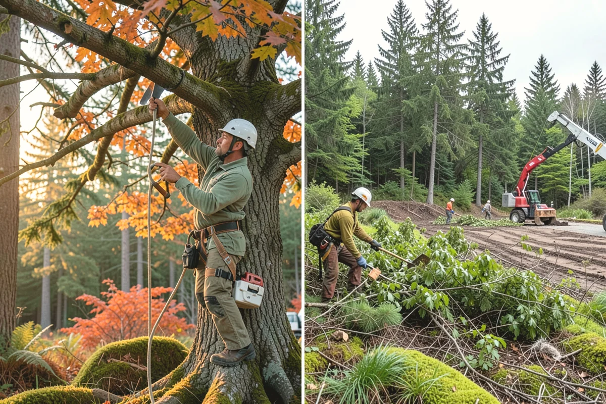 Stump grinding in Anacortes, Skagit County, WA - Locate and mark utilities before work