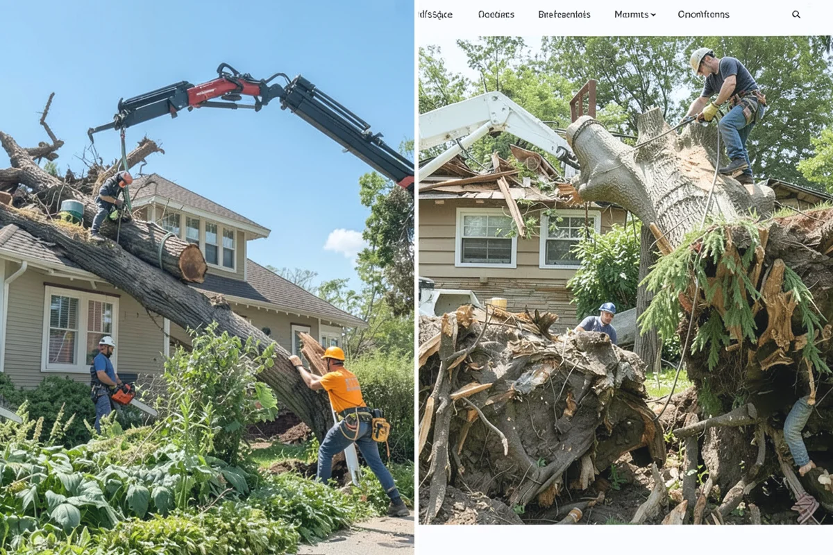 Stump grinding in Beaux Arts Village, King County, WA - Locate and mark utilities before work