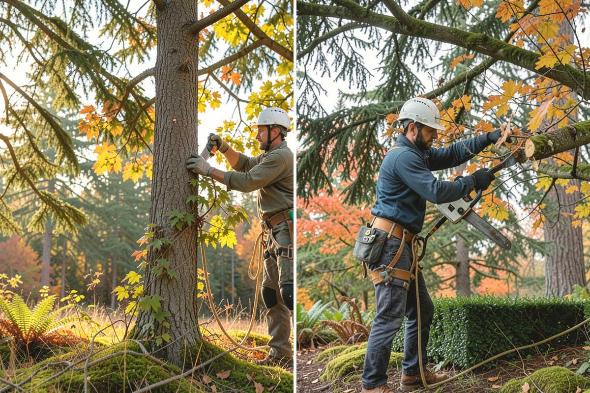 Stump grinding in Black Diamond, King County, WA - Locate and mark utilities before work