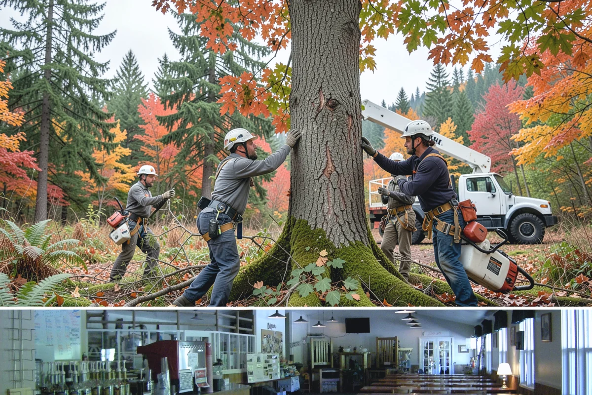 Stump grinding in Black Diamond, King County, WA - Work can be performed year-round in Washington State weather but may require special precautions during heavy rain to manage...