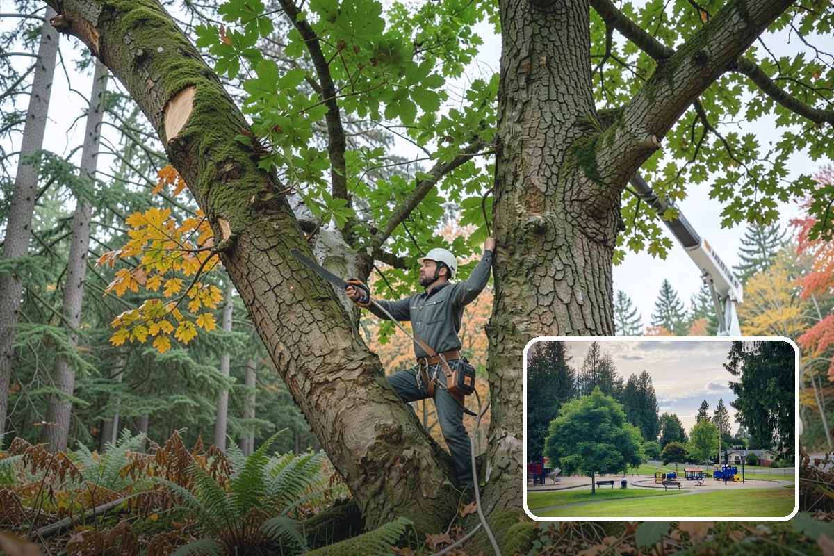 Stump grinding in Bonney Lake, Pierce County, WA - Removes tripping hazards and obstructions