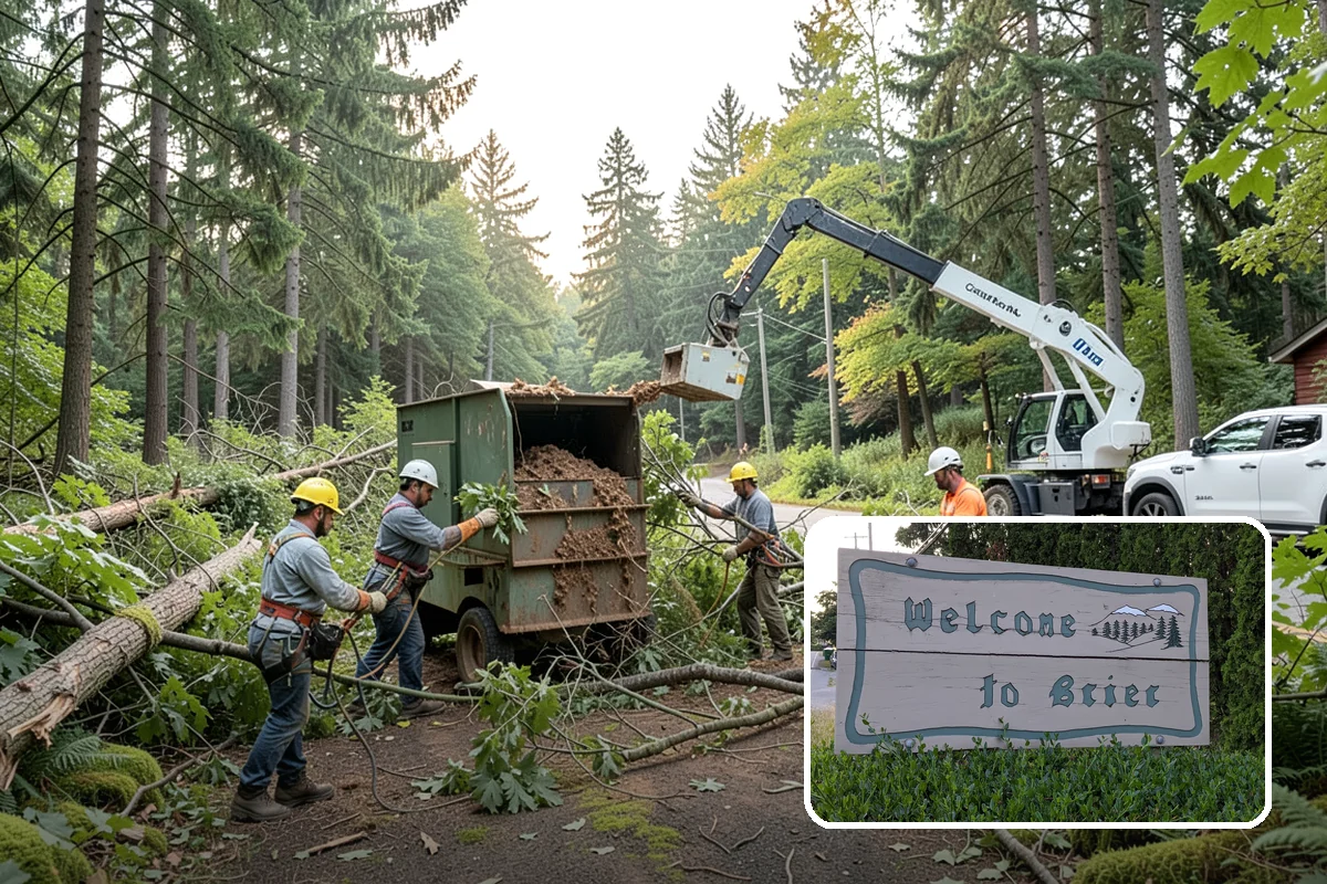 Stump grinding in Brier, Snohomish County, WA - Removes tripping hazards and obstructions