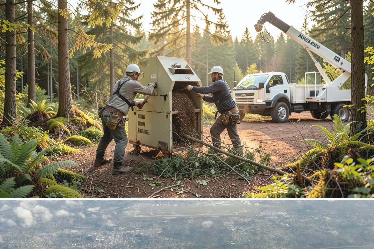 Stump grinding in Burien, King County, WA - Work can be performed year-round in Washington State weather but may require special precautions during heavy rain to manage...