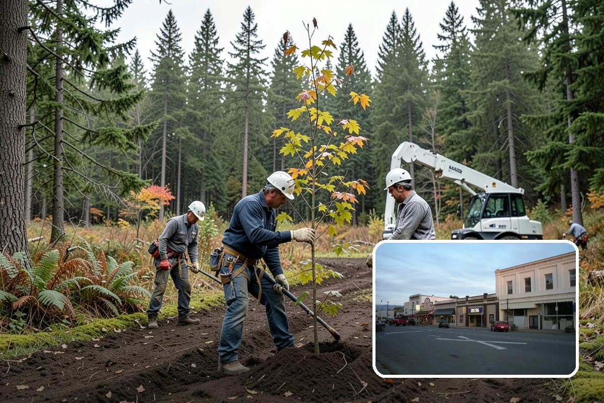 Stump grinding in Burlington, Skagit County, WA - Removes tripping hazards and obstructions