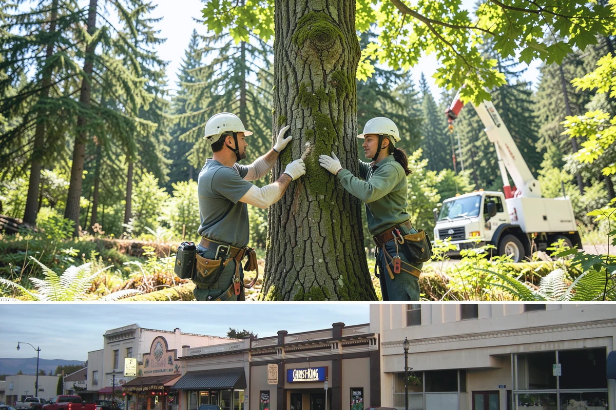 Stump grinding in Burlington, Skagit County, WA - Work can be performed year-round in Washington State weather but may require special precautions during heavy rain to manage...
