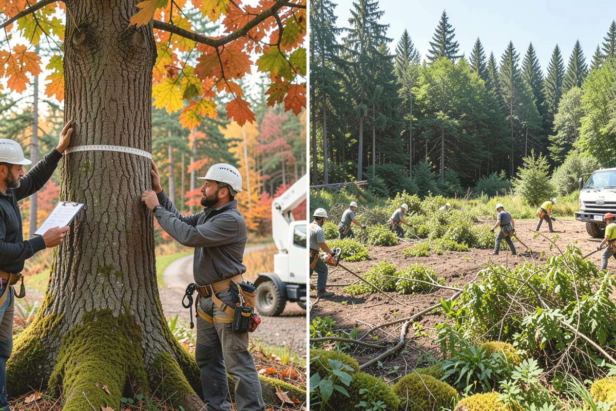 Stump grinding in Carnation, King County, WA - Locate and mark utilities before work