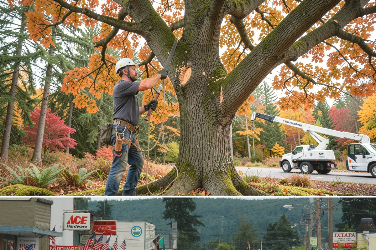 Stump grinding in Carnation, King County, WA - Work can be performed year-round in Washington State weather but may require special precautions during heavy rain to manage...