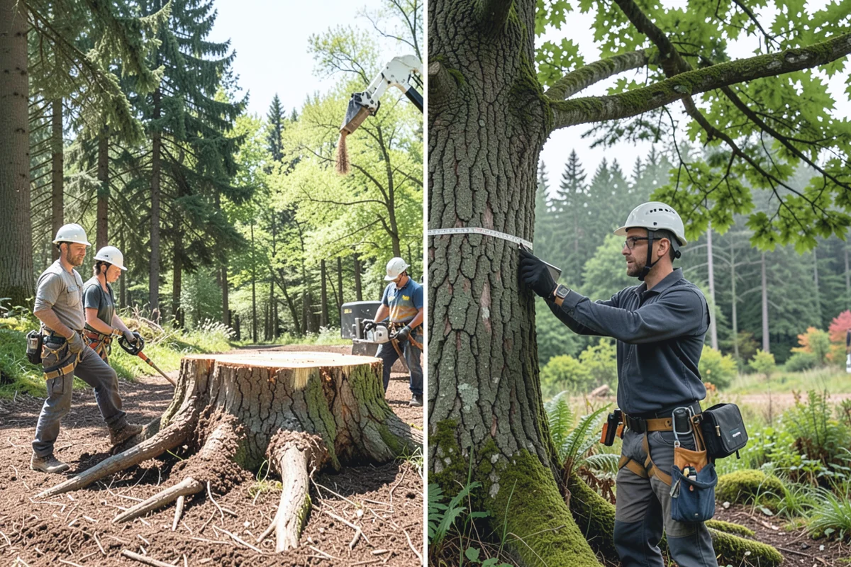 Stump grinding in Coupeville, Island County, WA - Locate and mark utilities before work