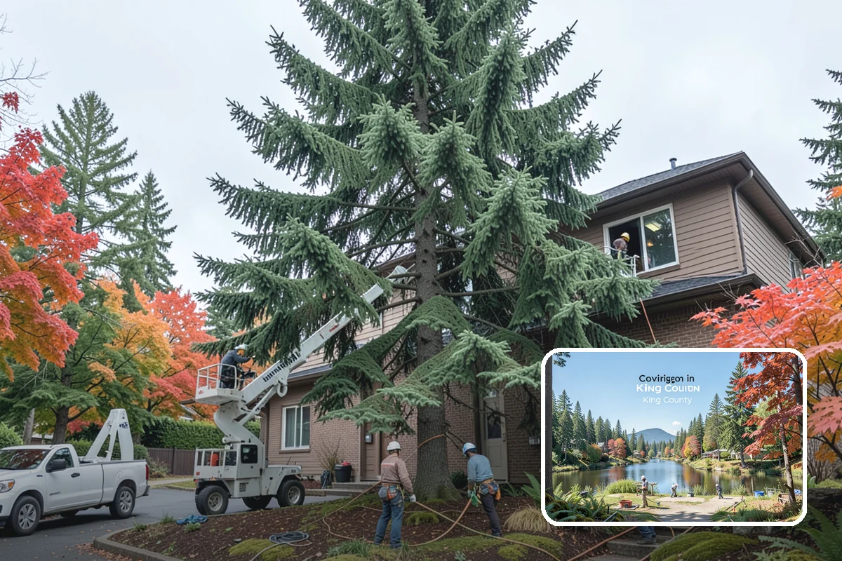 Stump grinding in Covington, King County, WA - Removes tripping hazards and obstructions