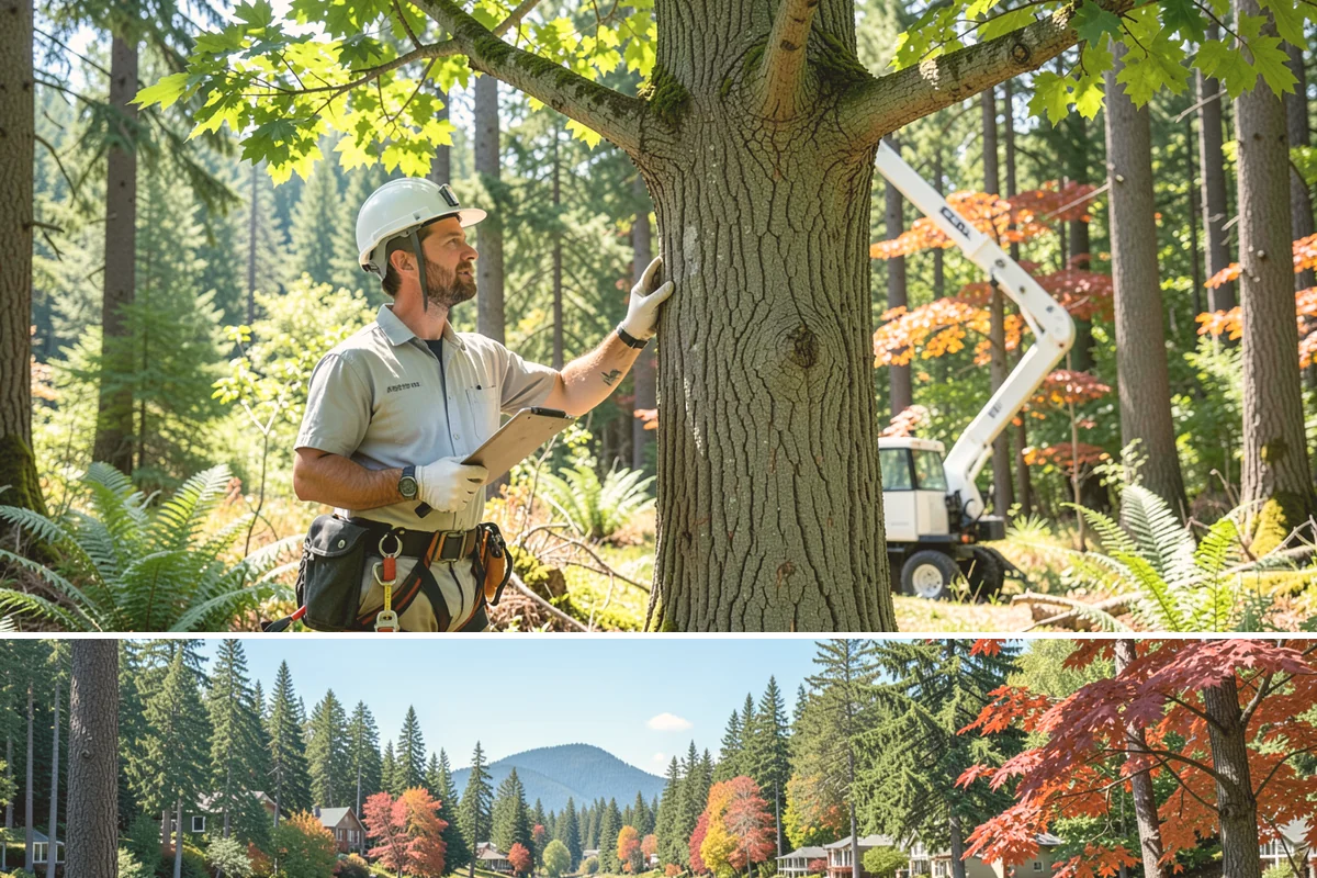 Stump grinding in Covington, King County, WA - Work can be performed year-round in Washington State weather but may require special precautions during heavy rain to manage...