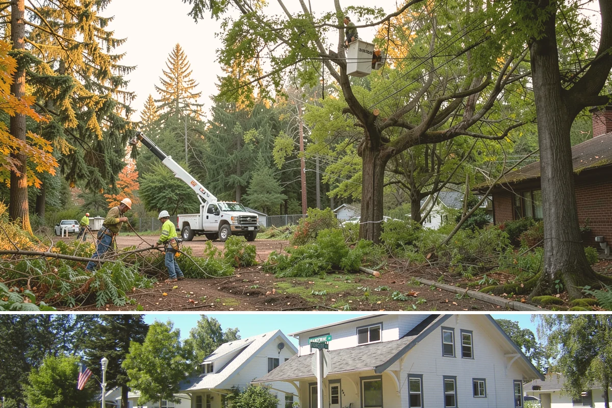 Stump grinding in DuPont, Pierce County, WA - Work can be performed year-round in Washington State weather but may require special precautions during heavy rain to manage...