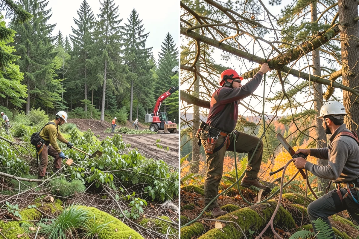 Stump grinding in Duvall, King County, WA - Locate and mark utilities before work