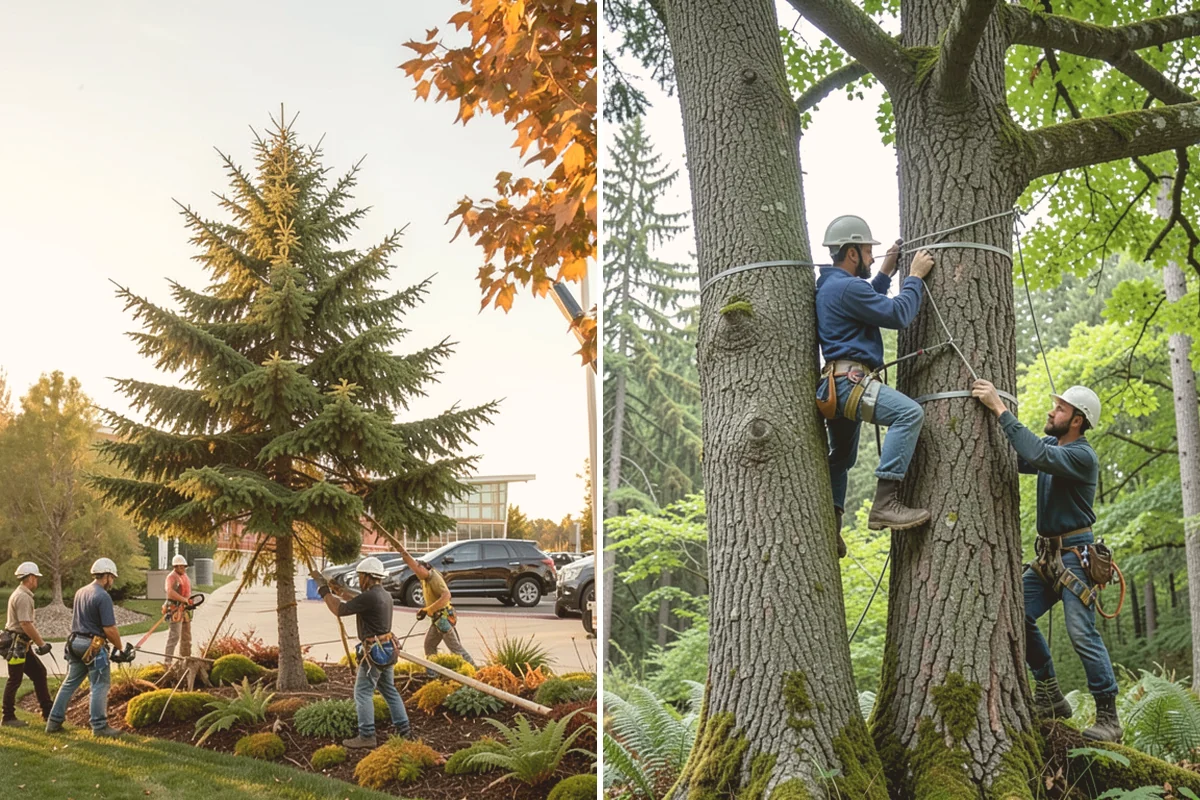 Stump grinding in Eatonville, Pierce County, WA - Locate and mark utilities before work