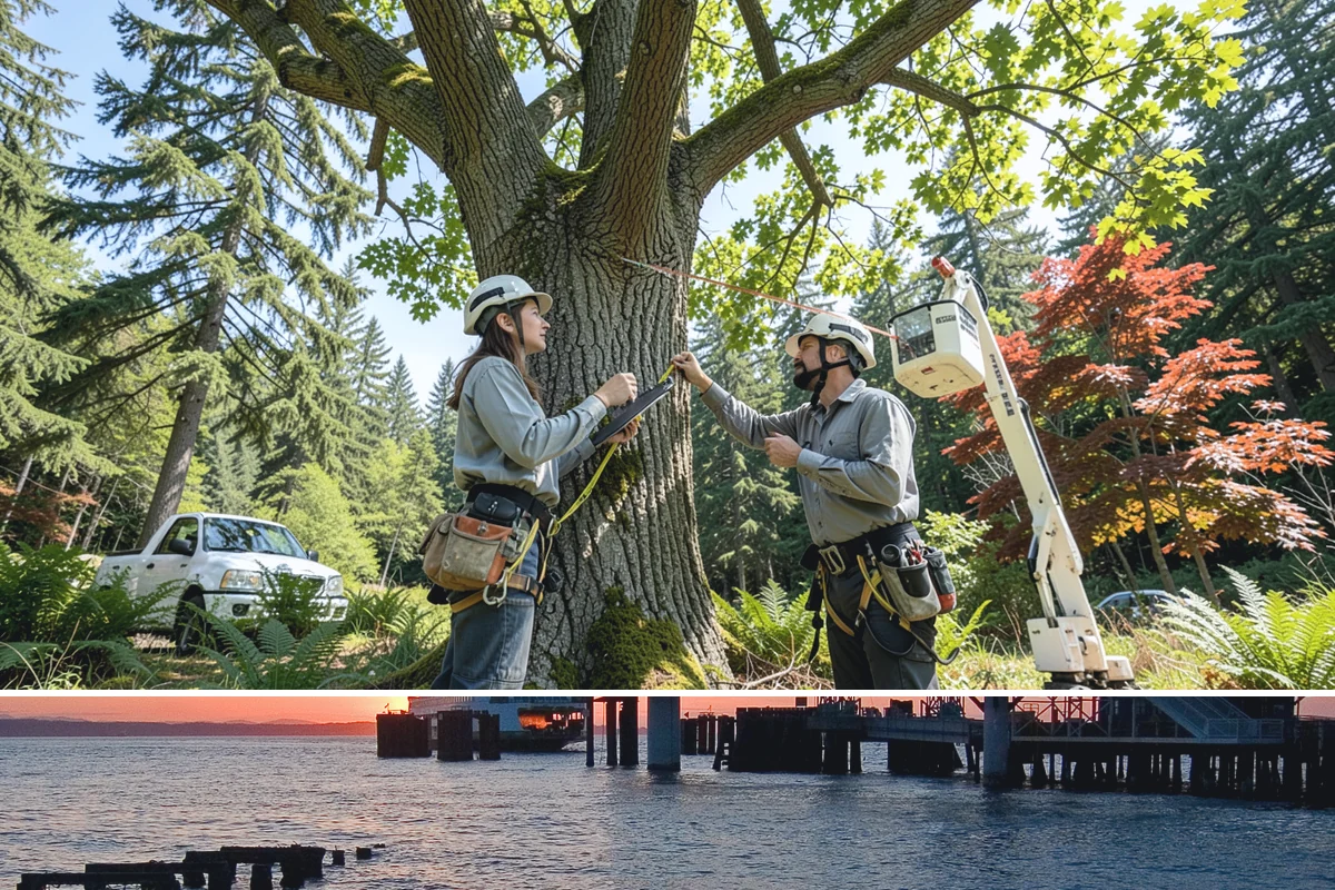 Stump grinding in Edmonds, Snohomish County, WA - Work can be performed year-round in Washington State weather but may require special precautions during heavy rain to manage...