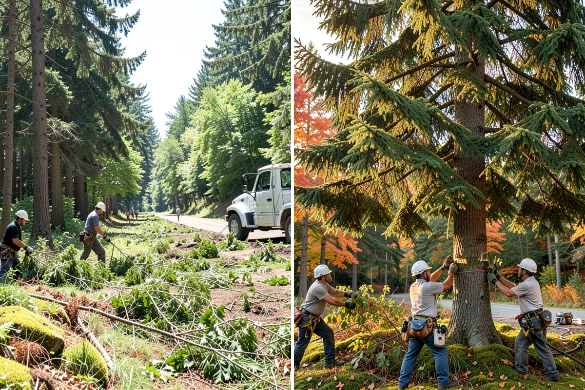 Stump grinding in Enumclaw, King County, WA - Locate and mark utilities before work