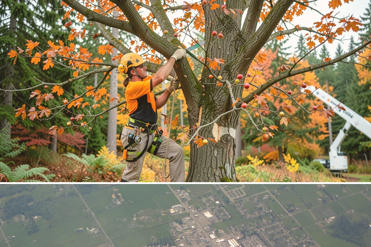 Stump grinding in Enumclaw, King County, WA - Work can be performed year-round in Washington State weather but may require special precautions during heavy rain to manage...