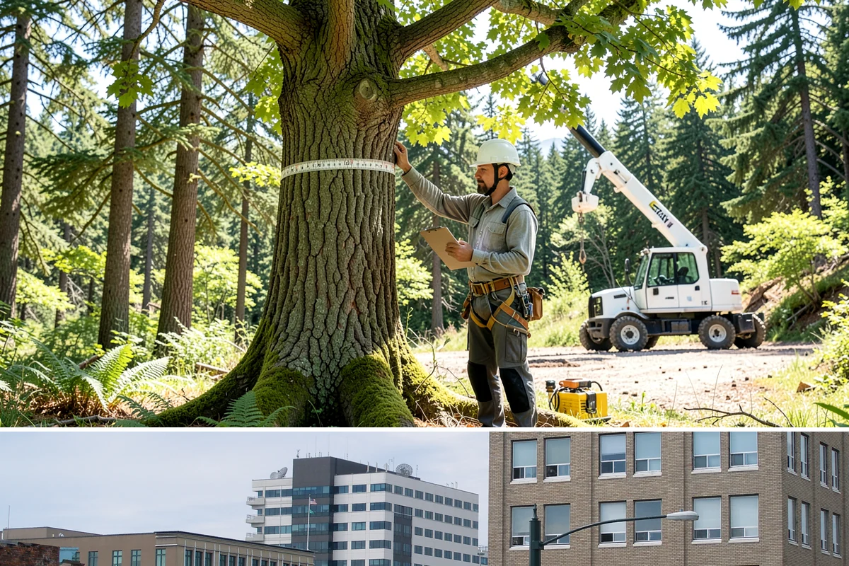 Stump grinding in Everett, Snohomish County, WA - Work can be performed year-round in Washington State weather but may require special precautions during heavy rain to manage...