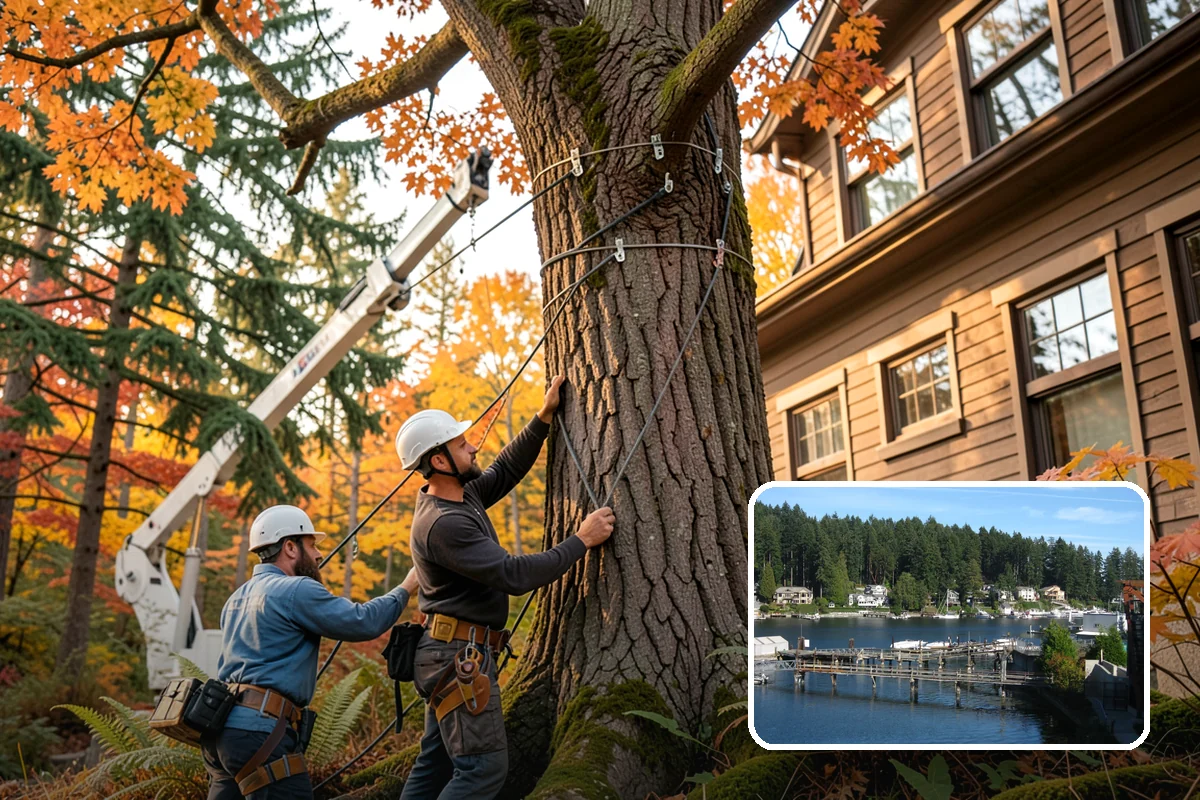 Stump grinding in Gig Harbor, Pierce County, WA - Removes tripping hazards and obstructions
