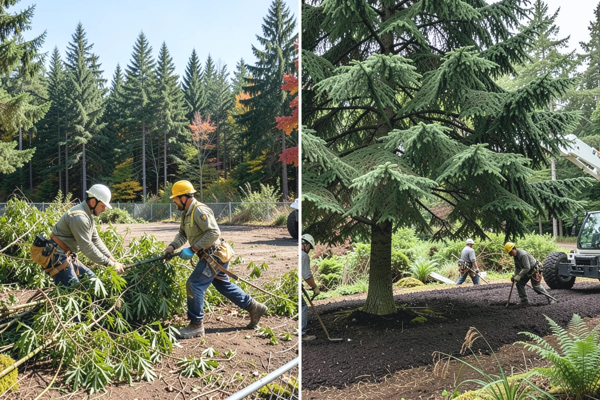 Stump grinding in Granite Falls, Snohomish County, WA - Locate and mark utilities before work