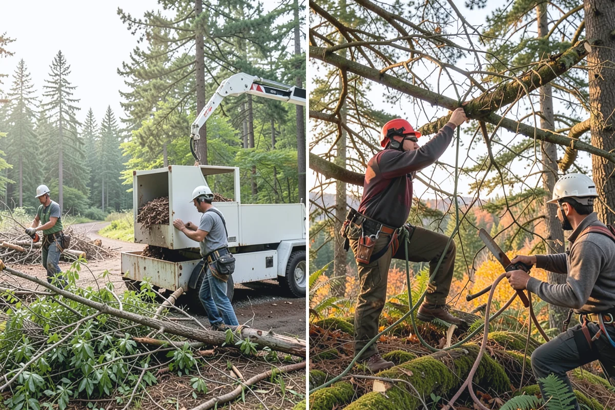 Stump grinding in Hamilton, Skagit County, WA - Locate and mark utilities before work