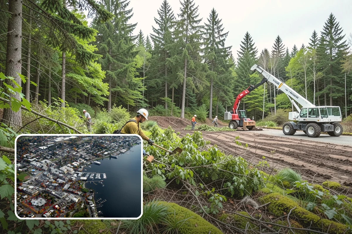 Stump grinding in Kirkland, King County, WA - Removes tripping hazards and obstructions
