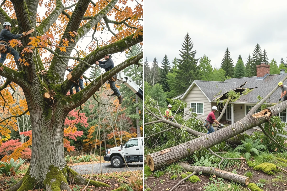 Stump grinding in La Conner, Skagit County, WA - Locate and mark utilities before work