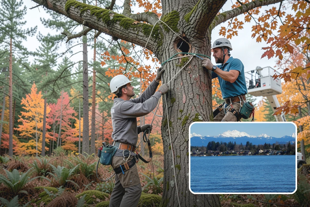 Stump grinding in Lake Stevens, Snohomish County, WA - Removes tripping hazards and obstructions