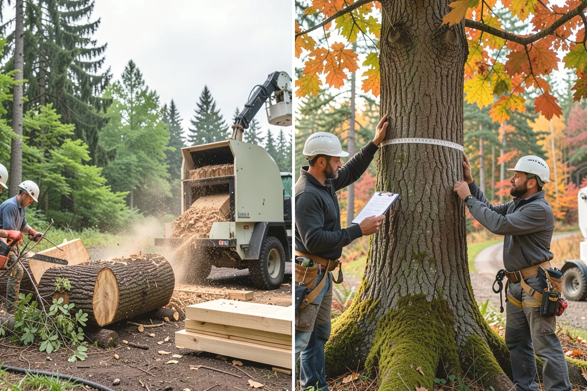 Stump grinding in Lake Stevens, Snohomish County, WA - Locate and mark utilities before work
