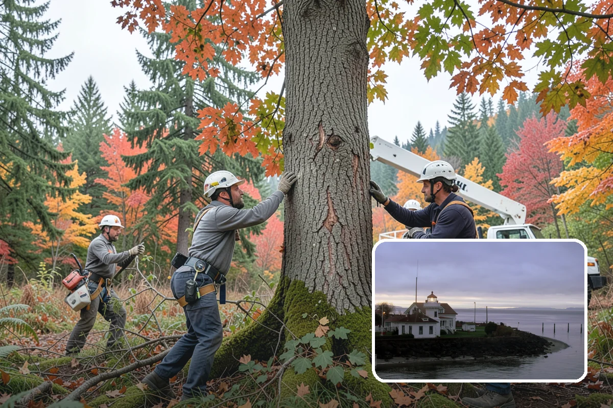 Stump grinding in Mukilteo, Snohomish County, WA - Removes tripping hazards and obstructions