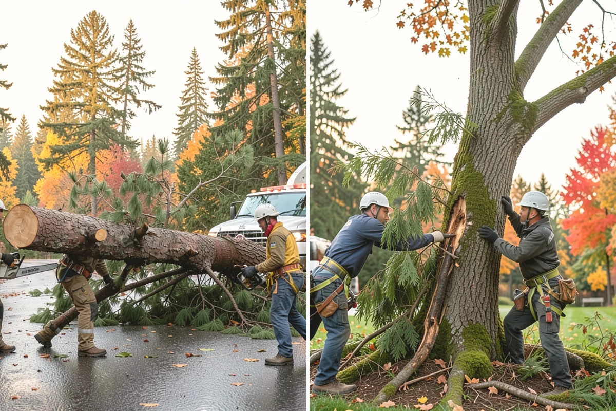 Stump grinding in North Bend, King County, WA - Locate and mark utilities before work