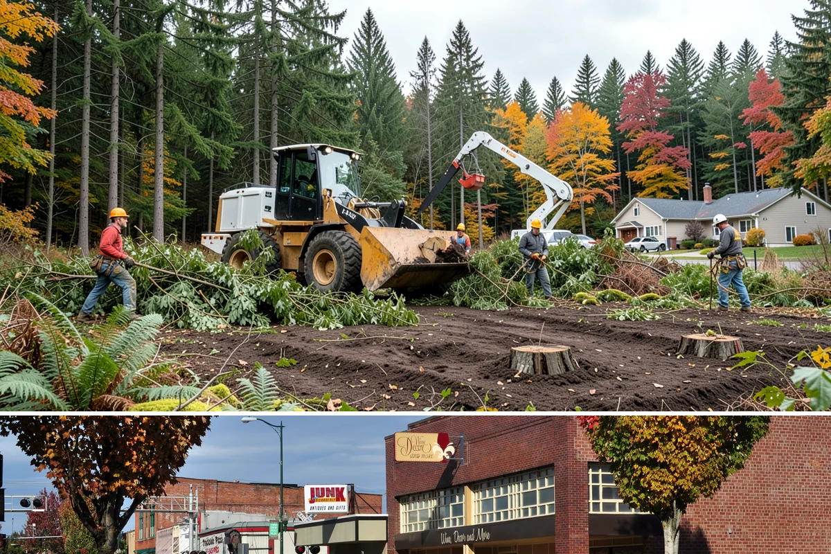 Stump grinding in Puyallup, Pierce County, WA - Work can be performed year-round in Washington State weather but may require special precautions during heavy rain to manage...