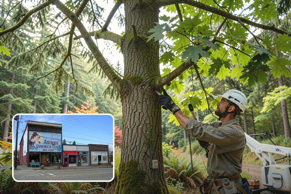 Stump grinding in Ruston, Pierce County, WA - Removes tripping hazards and obstructions
