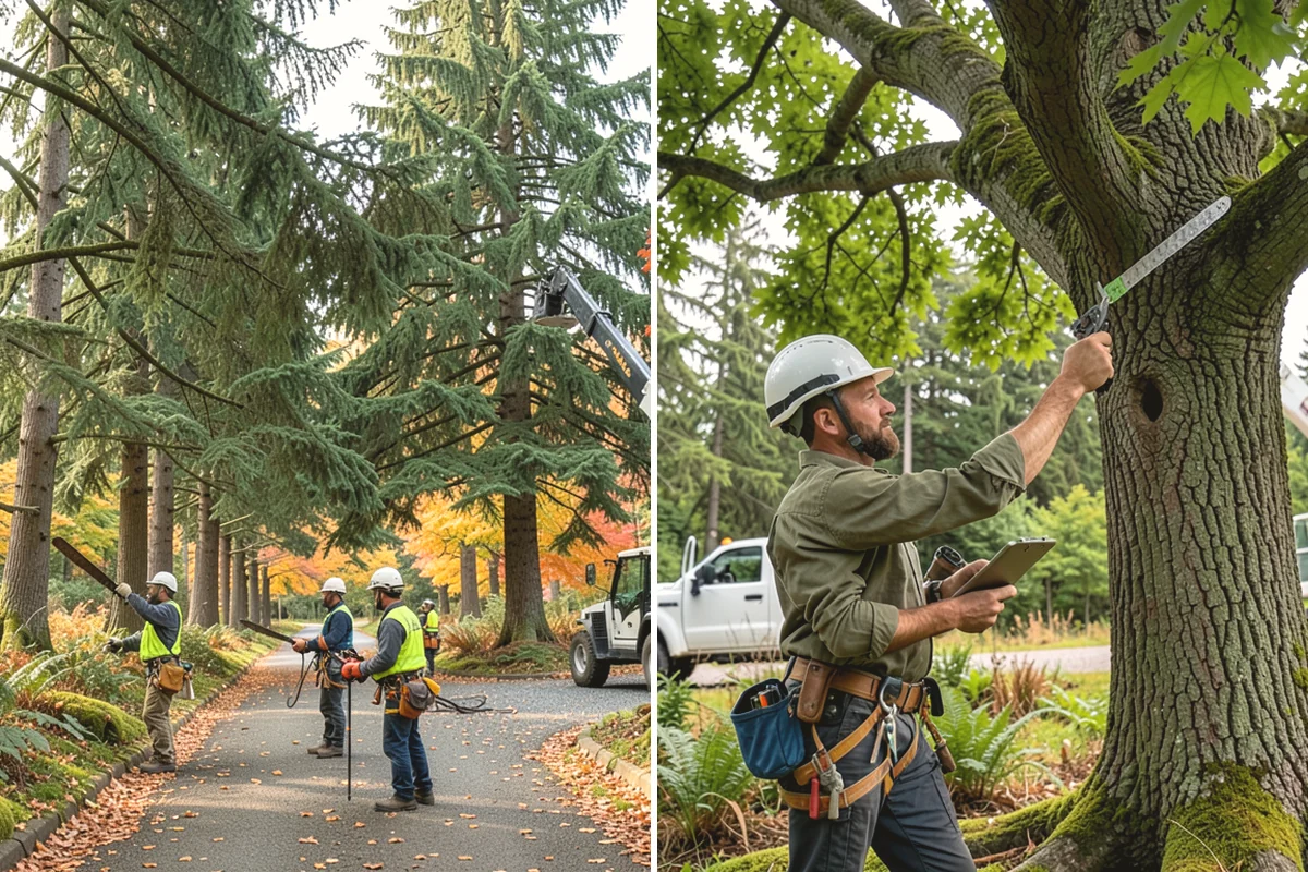 Stump grinding in Ruston, Pierce County, WA - Locate and mark utilities before work